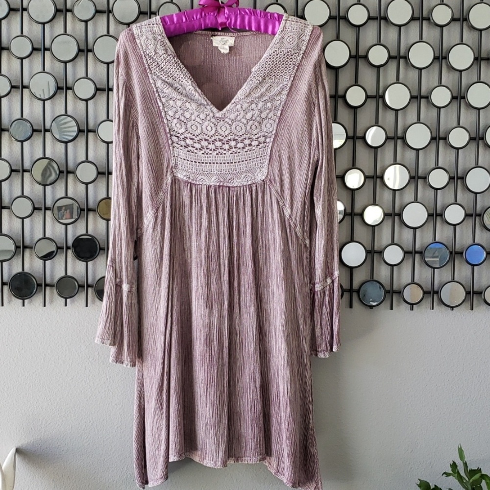 Asymmetrical Boho Dress by Exist
